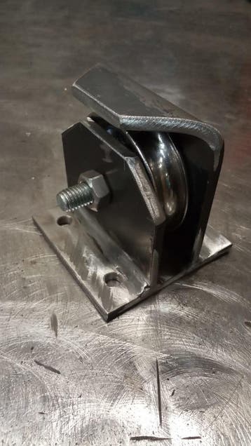 Rvs schijf met messing bus 100mm, Tuin en Terras, Verzenden, Nieuw