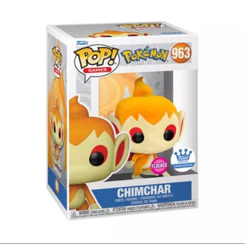 Funko Pop!  Pokemon - Chimchar #963 Flocked Funko  Edition, Verzenden, Nieuw