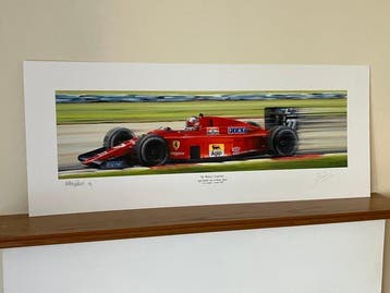 Ferrari - Nigel Mansell - 1989 - Print