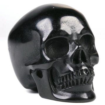 85g Obsidian Skull – Sterrendemon van de Nacht – 5,1 x 3,9 x