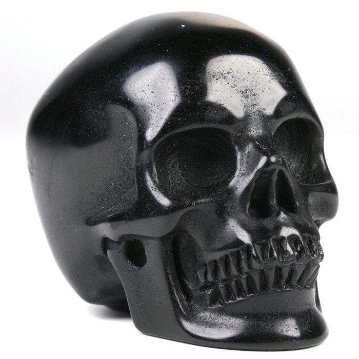 85g Obsidian Skull – Sterrendemon van de Nacht – 5,1 x 3,9 x, Verzamelen, Mineralen en Fossielen