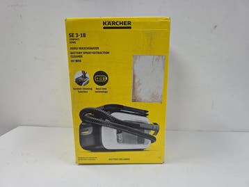 2x accu sproei-extractiereiniger  Kärcher SE 3-18..., Nieuw