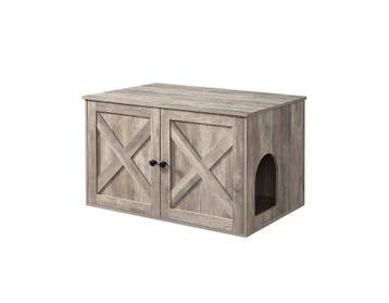 MaxxPet Houten Kattenhuis 80x53x50cm Ivory Bruin (Dier), Ophalen of Verzenden, Nieuw