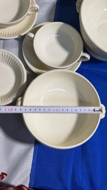 Wedgwood - Service de table (37) - Edme - Faïence,