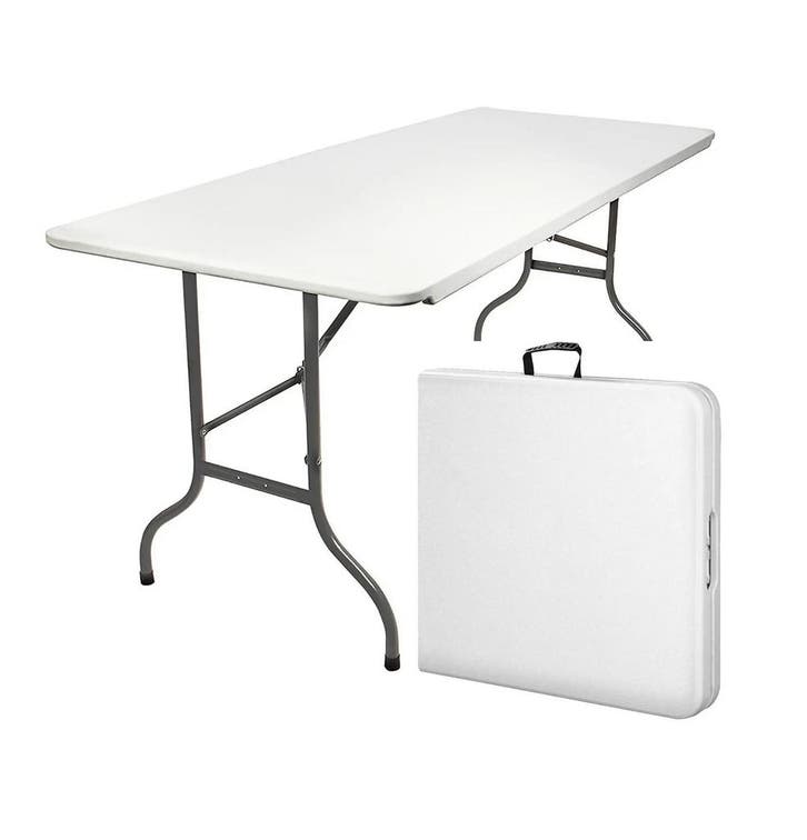 MaxxGarden Vouwtafel - Tuintafel - 180x70x74 cm - Wit, Tuin en Terras, Tuintafels, Nieuw, Ophalen of Verzenden