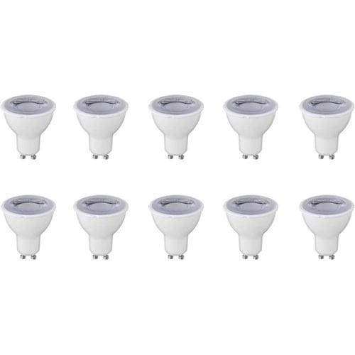 LED Spot 10 Pack - Dimbare Witte Spot 6W LED Lamp met GU10 F, Huis en Inrichting, Lampen | Spots, Nieuw, Verzenden
