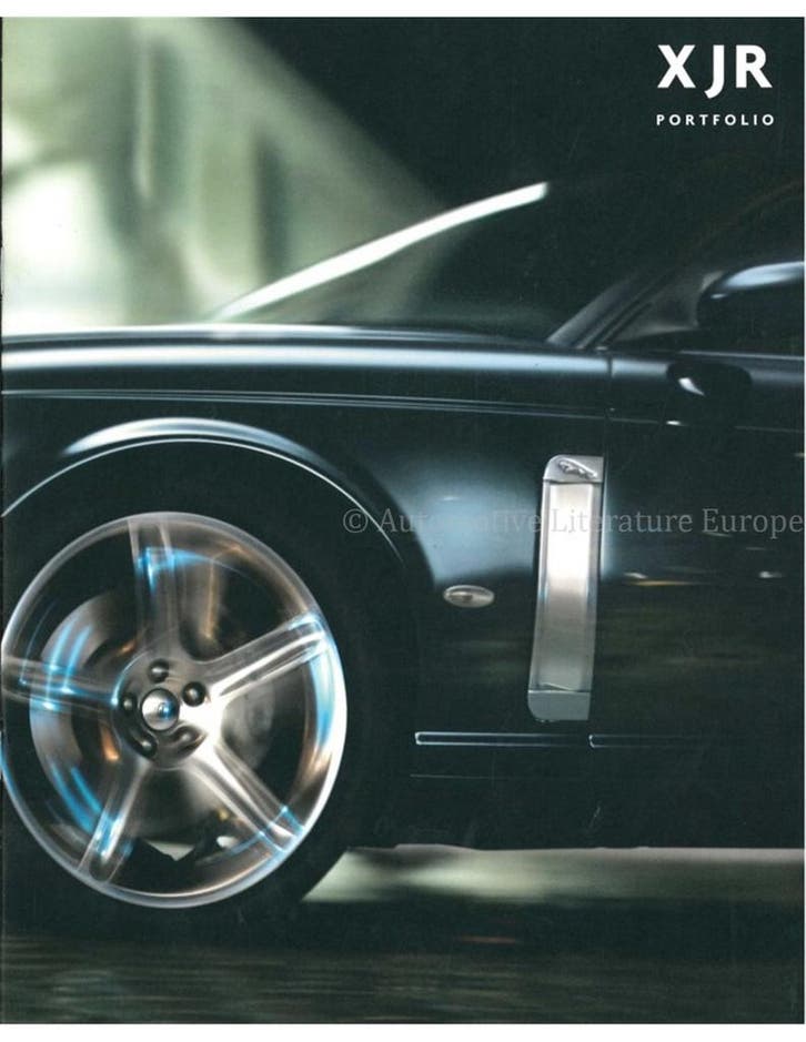 2007 JAGUAR XJR PORTFOLIO BROCHURE ENGELS, Boeken, Auto's | Folders en Tijdschriften