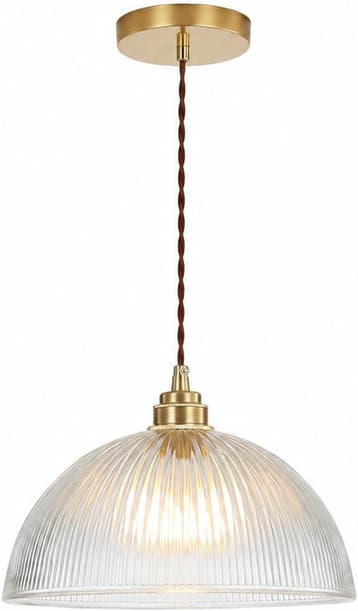 Industriele Hanglamp 25cm | Retour Deal | 34% korting, Verzenden, Zo goed als nieuw, Glas, Industrieel, Vintage, Retro