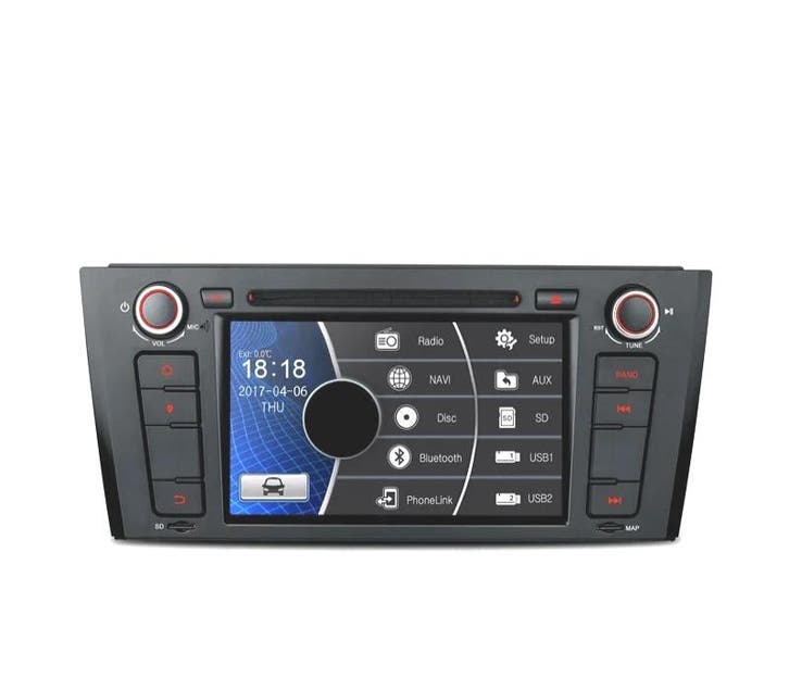 Autoradio 2Din 7  Pour Bmw Série 1 E81 E82 E87 E88 04-11 Usb, Auto diversen, Autonavigatie, Verzenden