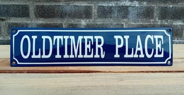 Oldtimer place, Verzamelen, Merken en Reclamevoorwerpen, Verzenden, Nieuw