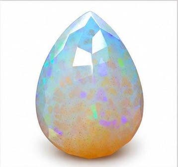 1 pcs Wit, Meerkleurig, Groen, Blauw, Rood Opaal - 28.34 ct, Nieuw