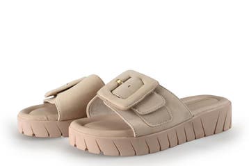 Tamaris Muiltjes in maat 38 Beige, Verzenden