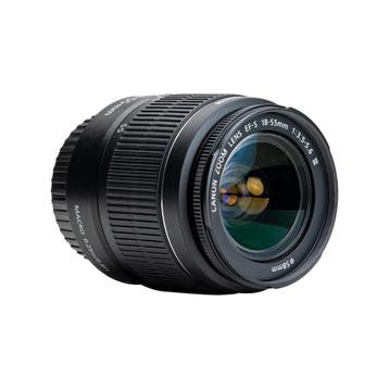 Canon EF-S 18-55mm f/3.5-5.6 III met garantie, Ophalen of Verzenden, Gebruikt