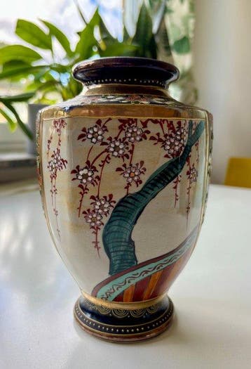 Japanse Kinkozan Ky-Satsuma-vaas – Meiji-periode –
