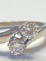 Zonder minimumprijs - Ring - 18 karaat Witgoud Diamant, Nieuw