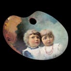 Federico Bernagozzi (1859-1916) - Ritratto di Fanciulli