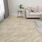 vidaXL Vloerplanken 55 pcs Beige 5,11 m² PVC, Verzenden, Nieuw