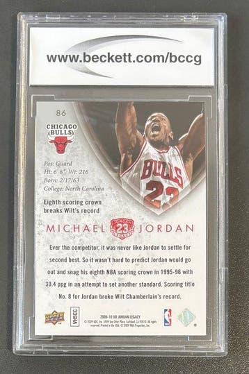 2009/10 Upper Deck MJ Legacy Collection Gold Michael Jordan