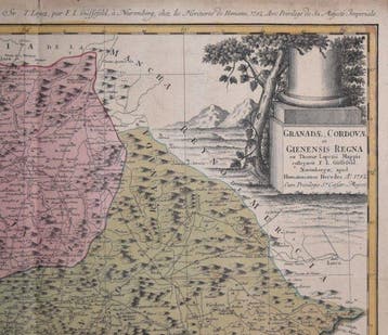 Spanje - Granada, Córdoba en Jaén; D. T. Lopez / Homann -, Boeken, Nieuw