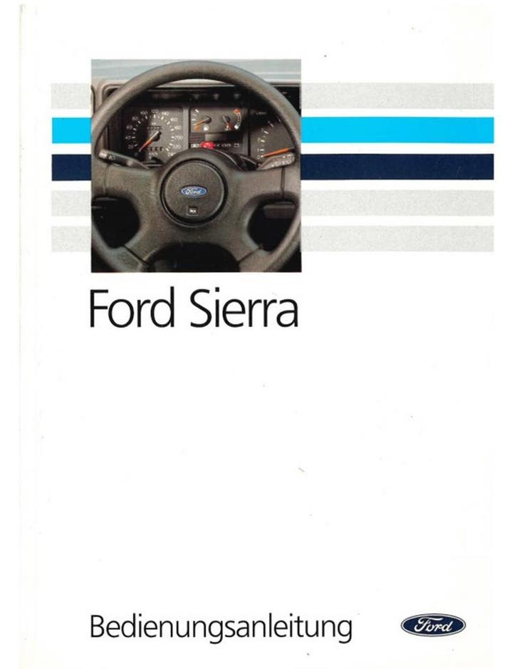 1991 FORD SIERRA INSTRUCTIEBOEKJE DUITS, Autos : Divers, Modes d'emploi & Notices d'utilisation