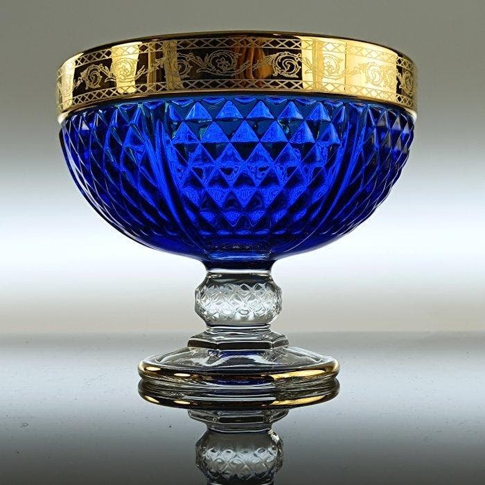 Secoloventesimo - Boîte à biscuits - Or 24 ct - Boîte à, Antiquités & Art, Antiquités | Verre & Cristal