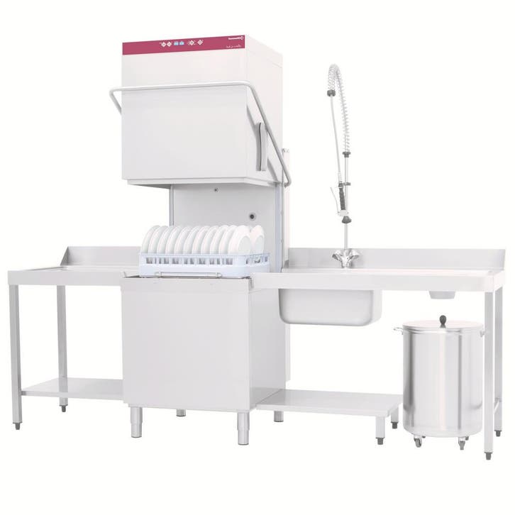 Horeca vaat/pottenwasser doorschuif met inlooptafel,, Articles professionnels, Horeca | Équipement de cuisine, Envoi