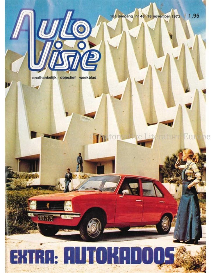 1973 AUTOVISIE MAGAZINE 46 NEDERLANDS, Livres, Autos | Brochures & Magazines