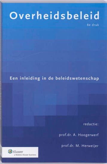 Overheidsbeleid 9789013051926, Boeken, Schoolboeken, Verzenden, Gelezen