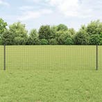 vidaXL Hekpaal. 5 pcs Grijs 60 cm Staal, Tuin en Terras, Palen, Balken en Planken, Verzenden, Nieuw