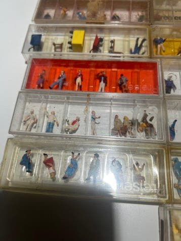 Preiser H0 - verschillende - Modeltreinfiguren (25), Nieuw