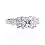 Ring - 18 karaat Witgoud - 2.56ct. tw. Diamant (Natuurlijk), Nieuw