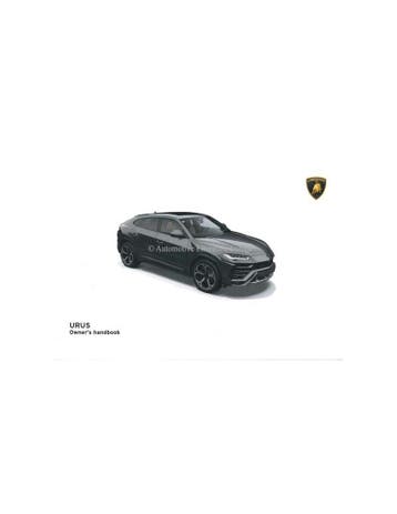 2018 LAMBORGHINI URUS INSTRUCTIEBOEKJE ENGELS