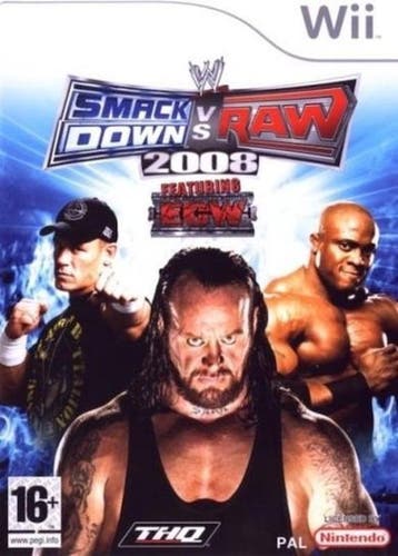 WWE Smackdown vs Raw 2008 (Wii Games), Ophalen of Verzenden, Zo goed als nieuw