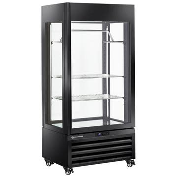 Vleesvitrine | EXALTA | Energiezuinig | 600L | Zwart |, Verzenden, Nieuw in verpakking
