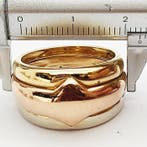 Bague - 18 carats Or jaune, Or blanc, Or rose, Bijoux, Sacs & Beauté, Bagues