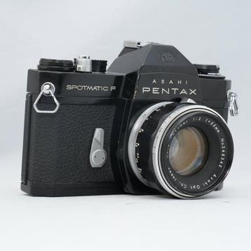 Pentax Spotmatic F black + Auto-Takumar 2/55mm | Analoge, Nieuw