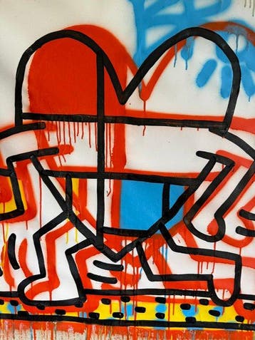Freda People - Haring X Mondrian XL