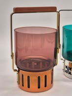 Ijsemmer (2) - Ijsemmer-set – twee-delige set – kleurglas