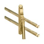 Pomp-espagnolet Frankfurt messing antiek inclusief 2 stangen