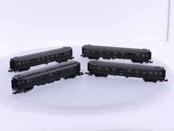 Schaal N Roco 2256 2e klas rijtuig, Roco 2257 1e klas rij..., Gebruikt, Wagon, Ophalen of Verzenden, Roco
