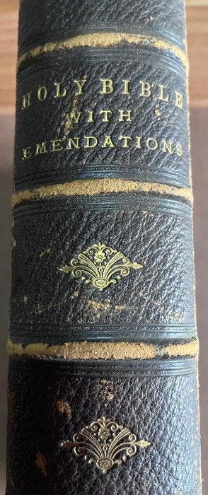 The Holy Bible with Emendations - 1864