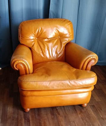 Poltrona Frau - Fauteuil (2) - rêve/b - Cuir de veau