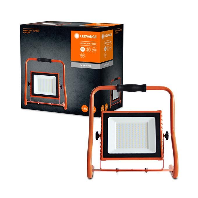 Ledvance 30W LED Accu Bouwlamp 2400LM, Doe-het-zelf en Bouw, Bouwverlichting, Nieuw, Ophalen of Verzenden