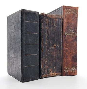[3x Luther-Bibel] Die Bibel - 1817, Antiek en Kunst