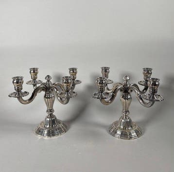 Bougeoir - Argent - Style Louis XVI