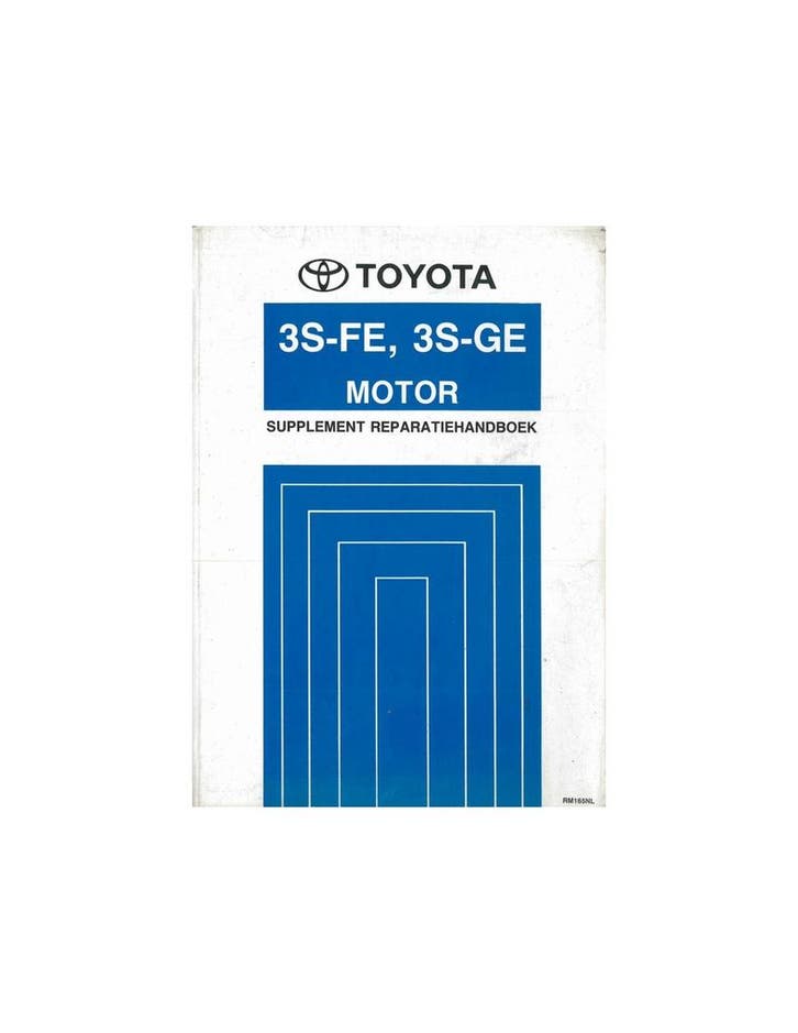 1990 TOYOTA MR2 3S-FE 3S-GE MOTOR WERKPLAATSHANDBOEK NEDER.., Auto diversen, Handleidingen en Instructieboekjes, Ophalen of Verzenden