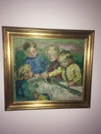 Ludvig Jacobsen (1890-1957) - Spielende Kinder