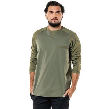 T-shirts | VALENTE UFX | Polyester/Katoen | Groen | Lange, Verzenden