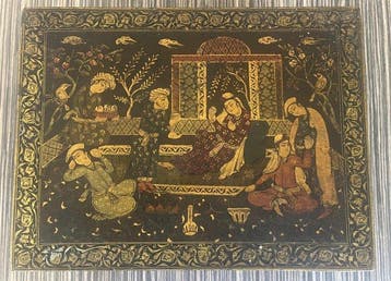 Qajar box - Hout - Middle East - Qajar dynastie (1796–1925)