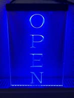 OPEN neon bord lamp LED verlichting reclame lichtbak VERTICA, Verzenden, Nieuw